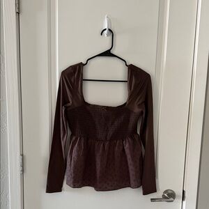 Chic Brown Women's Blouse
